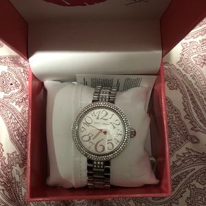 Betsy Johnson silver watch